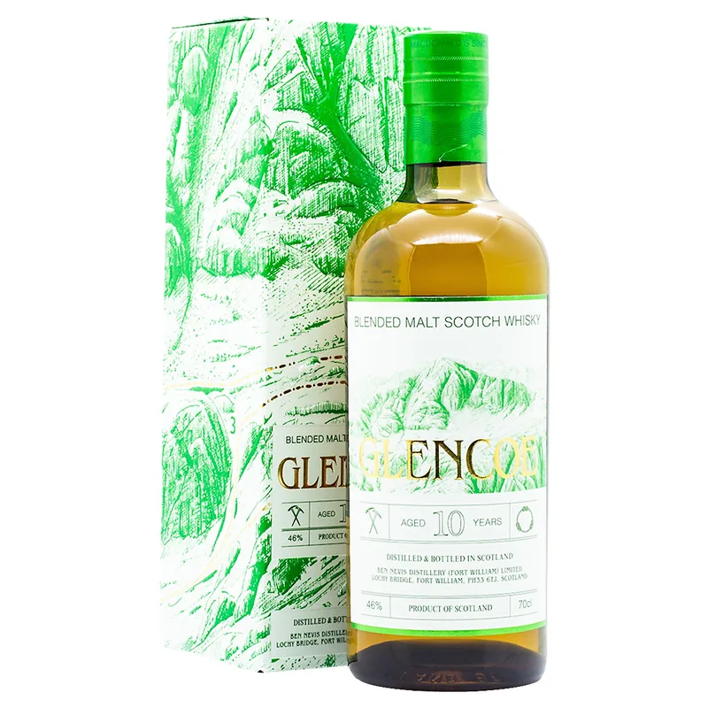 Glencoe 10 Year Old Blended Malt Scotch Whisky (70cl, 46%)