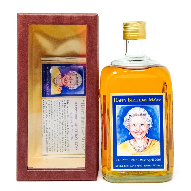 Macallan – 12 Year Old Queen's 80th Birthday (The Whisky Connoisseur) (70cl, 40%)