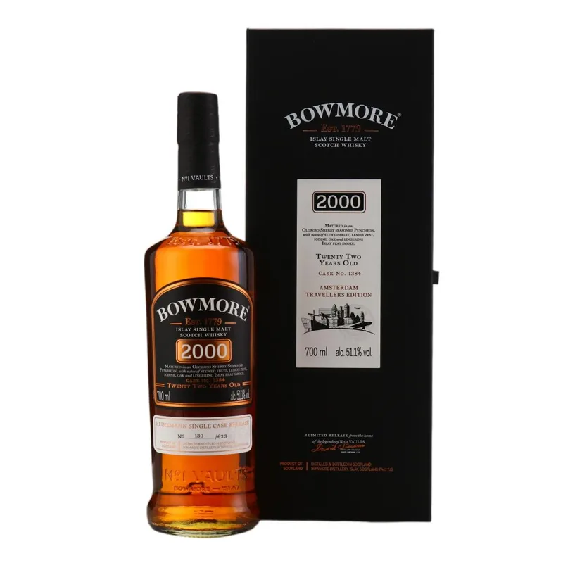 Bowmore – 2000 Amsterdam Travellers Edition 22 Year Old