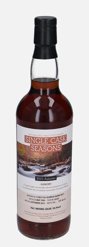 Glenlivet – 1996 Signatory Vintage Scotch Whisky Co. Single Cask Seasons 2015 Autumn