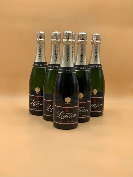Lanson, Le Black Création "Principauté de Monaco" "Limited Édition" - Champagne - 6 Bottles (0.75L)