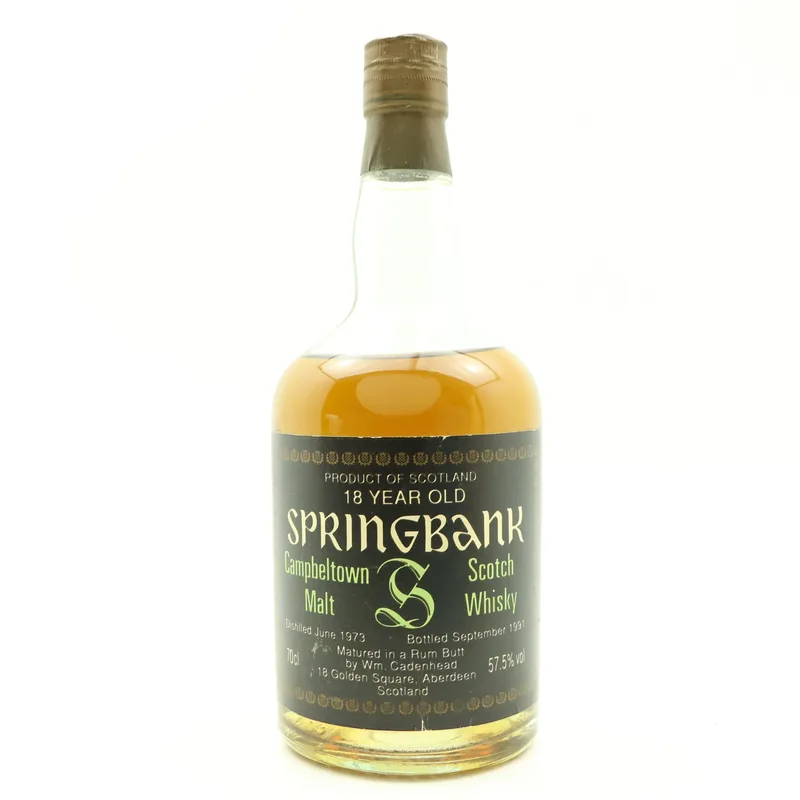 Springbank – 1973 18 Year Old Cadenhead’s (70cl, 57.5%)