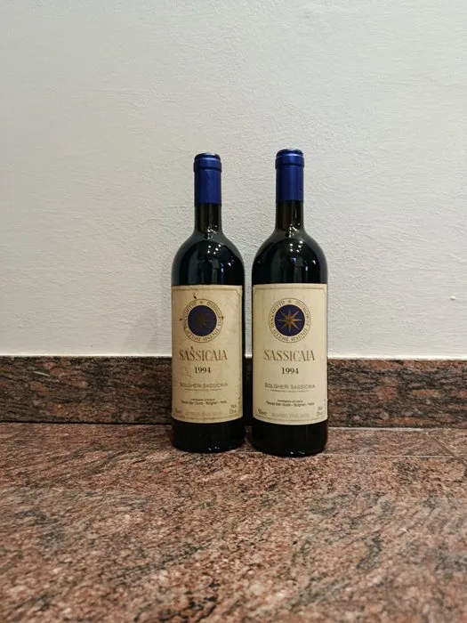 1994 Tenuta San Guido, Sassicaia - Super Tuscans - 2 Bottles (0.75L)
