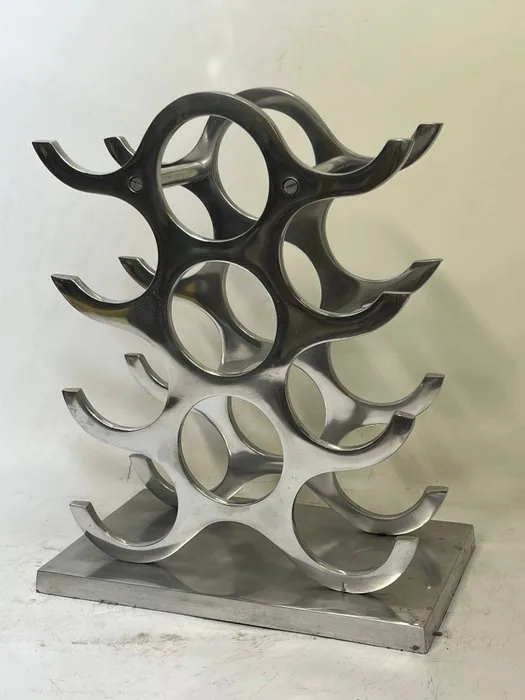 Michael Noll - Wine accessory - table model - Aluminium - wine rack