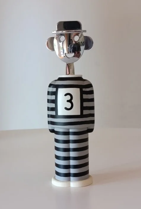 Alessi - Alessandro Mendini - Corkscrew - Alessandro M. "Prisoner" Limited Edition - Steel, Resin