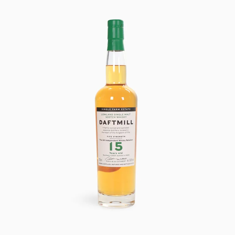 Daftmill – 15 Year Old (2007) Fife Strength (2023 Release) UK Independent Whisky Retailers Exclusive