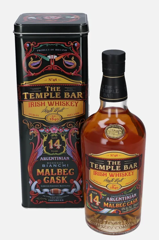 The Temple Bar – 14 Year Old (70cl, 43%)