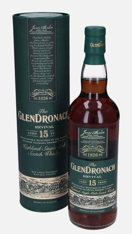 Glendronach – Revival 15 Year Old (70cl, 46%)
