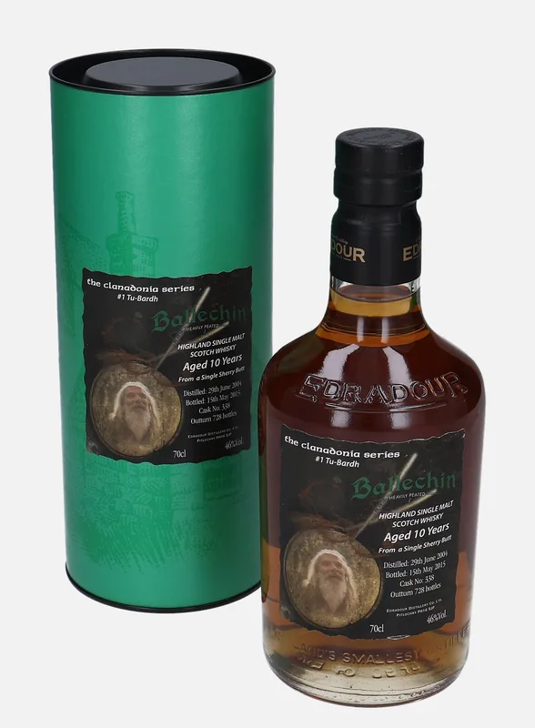 Edradour – 2004 10 Year Old The Clanadonia Series No.1 Tu-Bardh