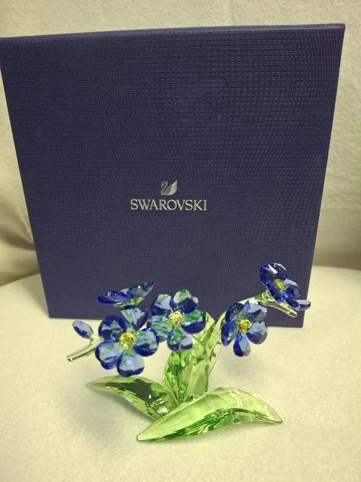 Swarovski - Juan Ignacio Aliena - Figure - Crystal paradise flowers – forget-me-not 5374947 - Crystal