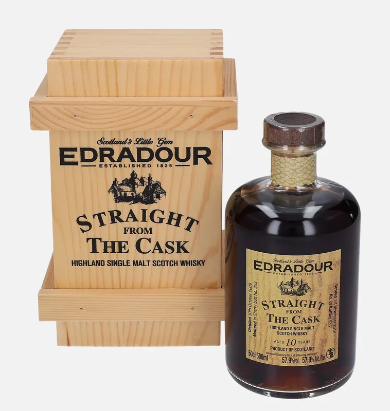 Edradour – 2009 10 Year Old Straight from the Cask (SFTC) (50cl, 57.9%)