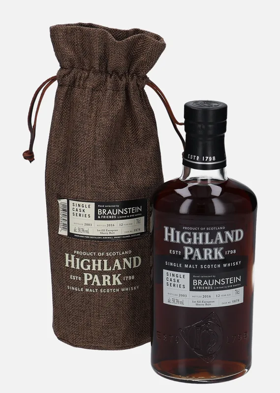 Highland Park – 2003 12 Year Old Single Cask Series (70cl, 58.3%)
