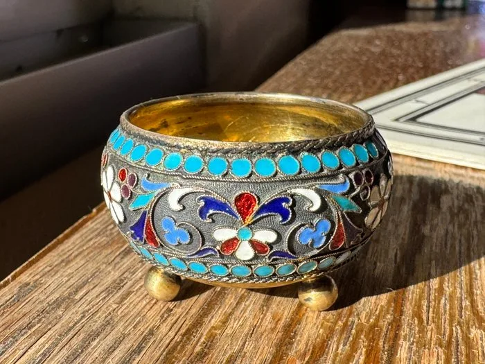 Salt boat -.875 (84 Zolotniki) silver