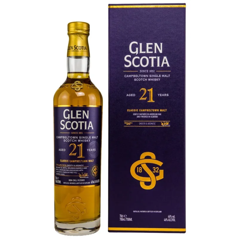 Glen Scotia – 21 Year Old (70cl, 46%)