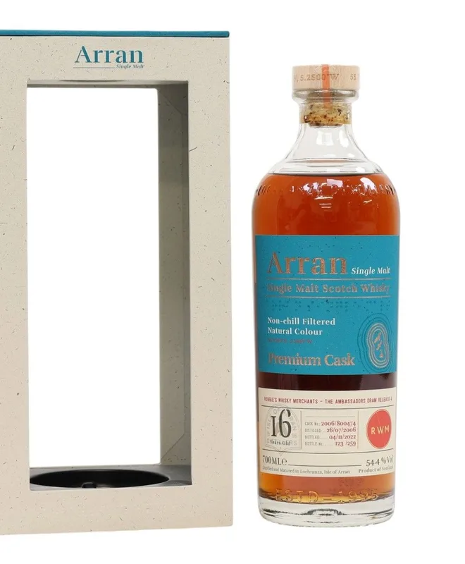 Arran – 16 Year Old 2006 - Premium Cask #800474 - Robbie's Whisky Merchants