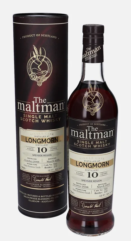 Longmorn – 2008 10 Year Old Meadowside Blending Co. The maltman