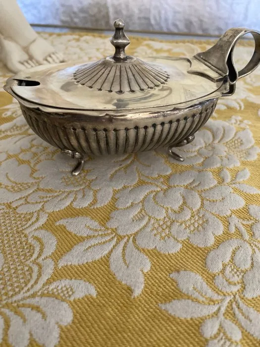 Gravy boat -.800 silver - Mostardiera Formaggera