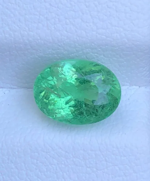 1 pcs Green Tourmaline paraiba - 2.64 ct - International Colored Gemstone Association (ICA GemLab)