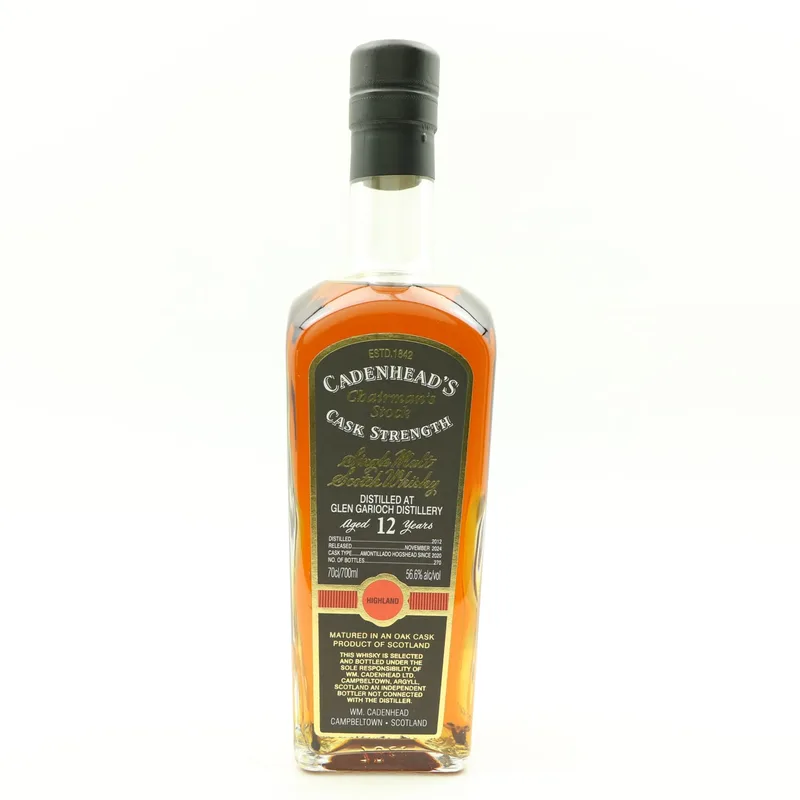 Glen Garioch – 2012 12 Year OId Cadenhead’s (70cl, 56.6%)