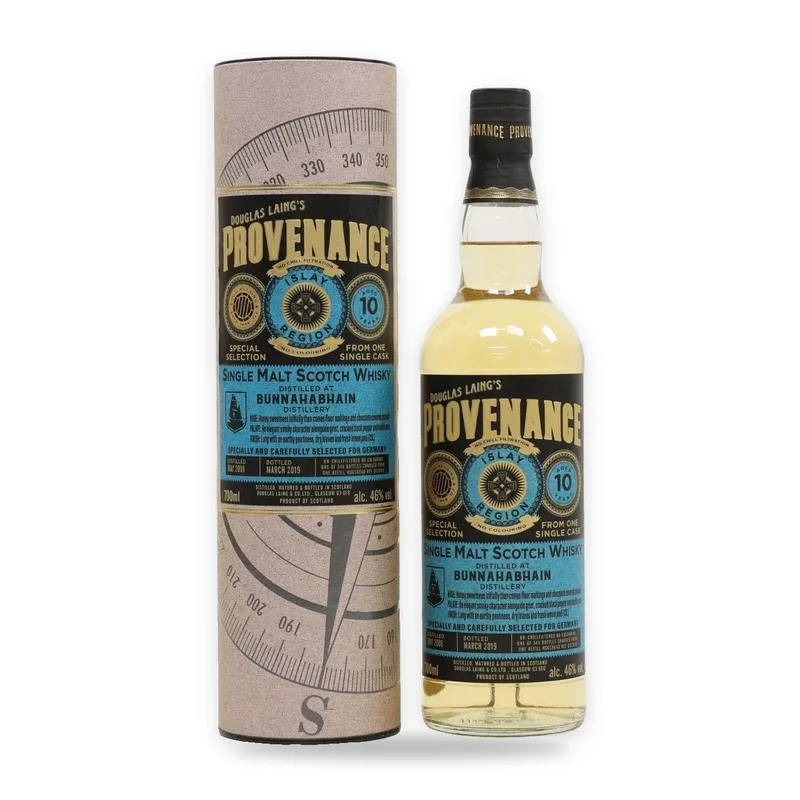 Bunnahabhain – 10 Year Old 2008 - Provenance