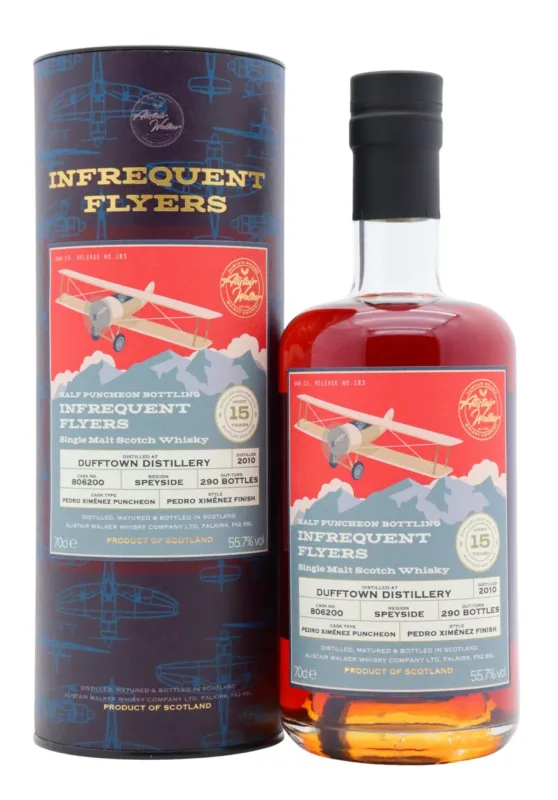Dufftown – 15 Year Old 2010 Infrequent Flyers PX Cask