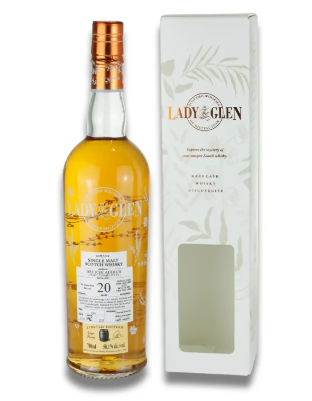 Bruichladdich – Port Charlotte 20 Year Old 2005 Lady of the Glen (58.1%)
