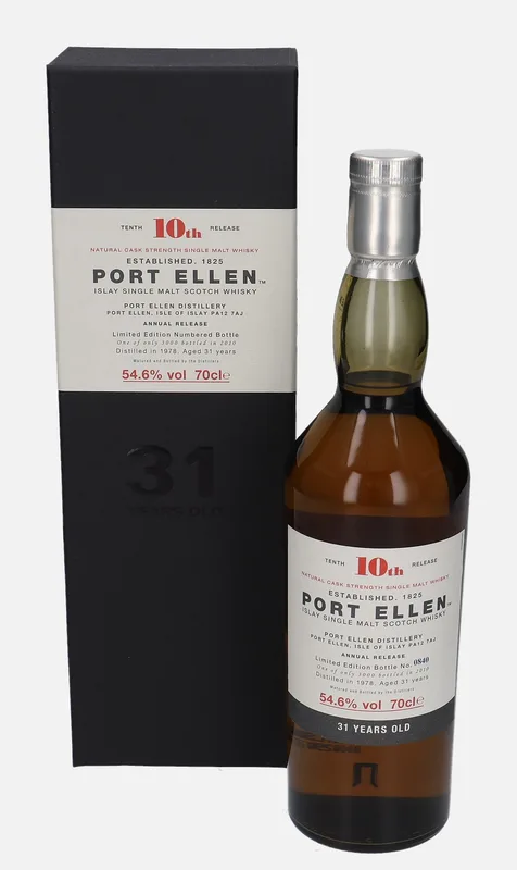 Port Ellen – 1978 31 Year Old 10th Release