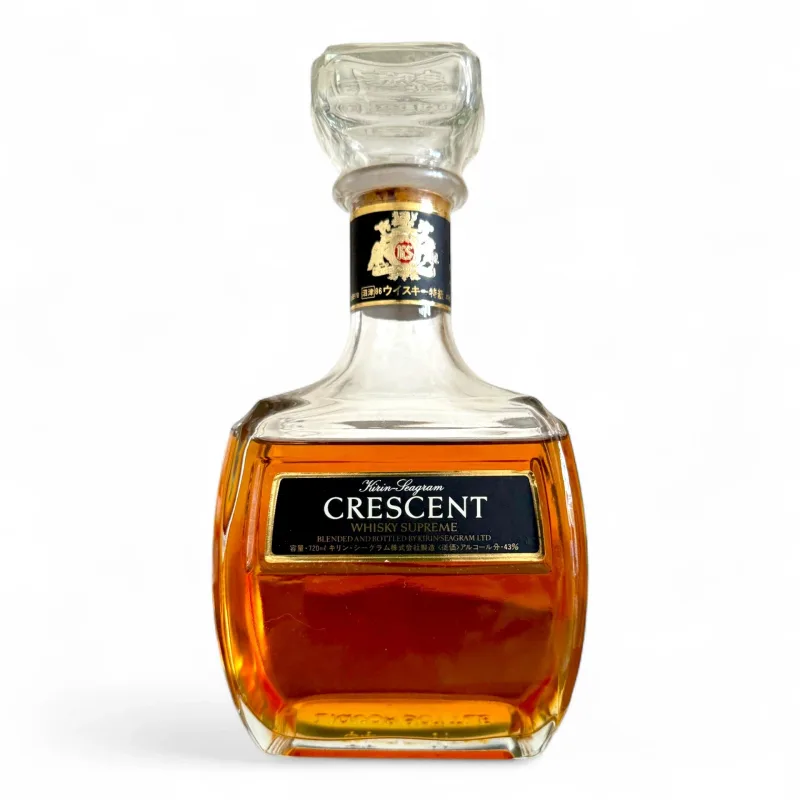 Kirin Seagram Crescent Whisky Supreme Japanese Blended Whisky (1980s) (72cl, 43%)