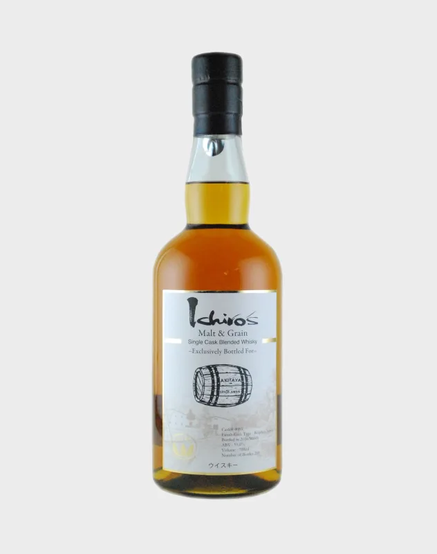 Ichiro's Malt & Grain Exclusively Bottled for Akitaya Since 1855 (70cl, 59%)
