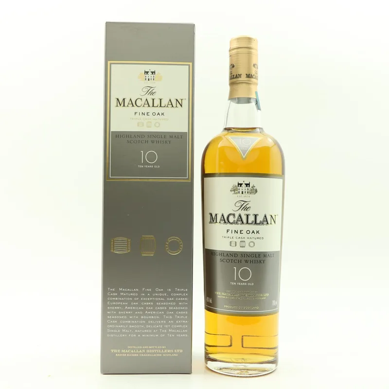 Macallan – 10 Year Old Fine Oak Triple Cask (70cl, 40%)