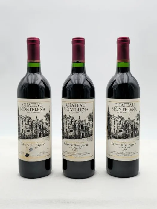 1997 Chateau Montelena, Cabernet Sauvignon - Napa Valley - 3 Bottles (0.75L)
