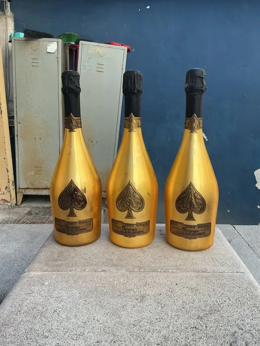 Armand de Brignac, Ace of Spades Gold - Champagne Brut - 3 Bottles (0.75L)
