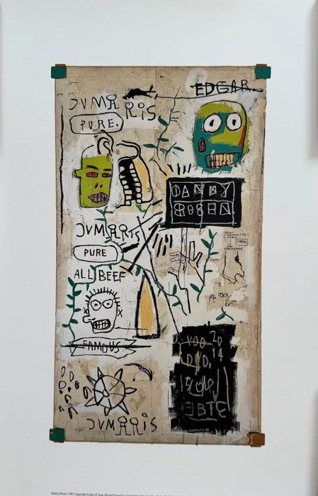 Jean-Michel Basquiat - after, (1960-1988), Danny Rosen,1983. copyright Estate of Jean- Michel Basquiat, licensed by
