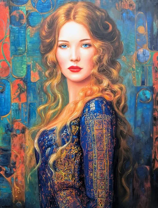 Wilhem Von Kalisz (XX-XXI) - A Bridge between the Finite and Forever (100% hand-painted, XL size, stretched and ready to hang)