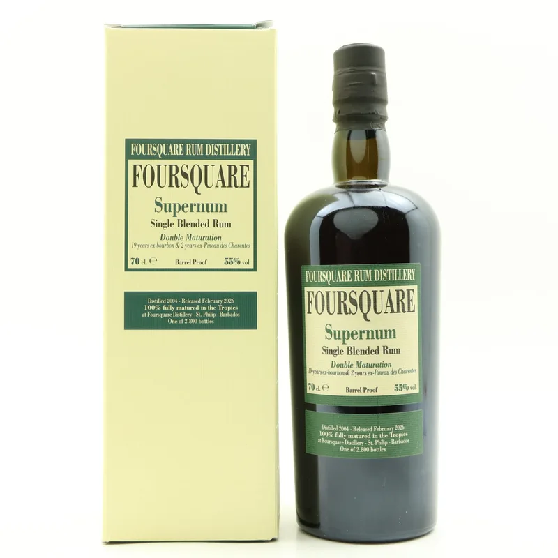 Foursquare – 2004 21 Year Old Supernum (70cl, 55%)
