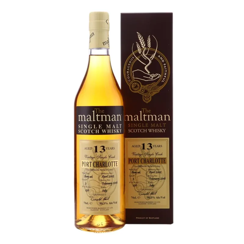 Port Charlotte 2002 The Maltman 13 Year Old (70cl, 50.30%)