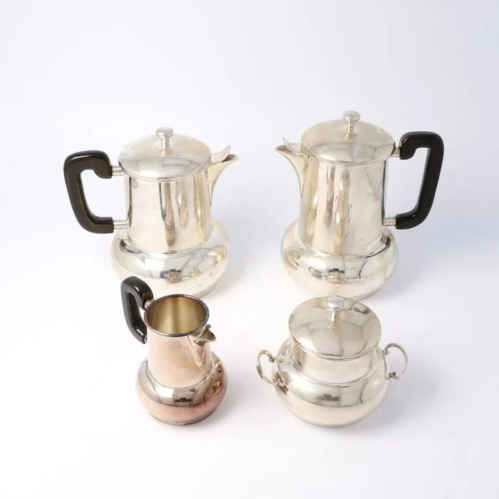Argenteria Toscana di Frastagli e Fiesoli snc. Thee & - Coffee service (4) -.800 silver