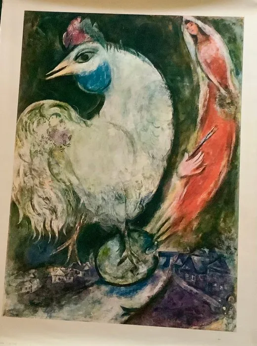 Marc Chagall - Braun et Cie - Le Coq - 1950s
