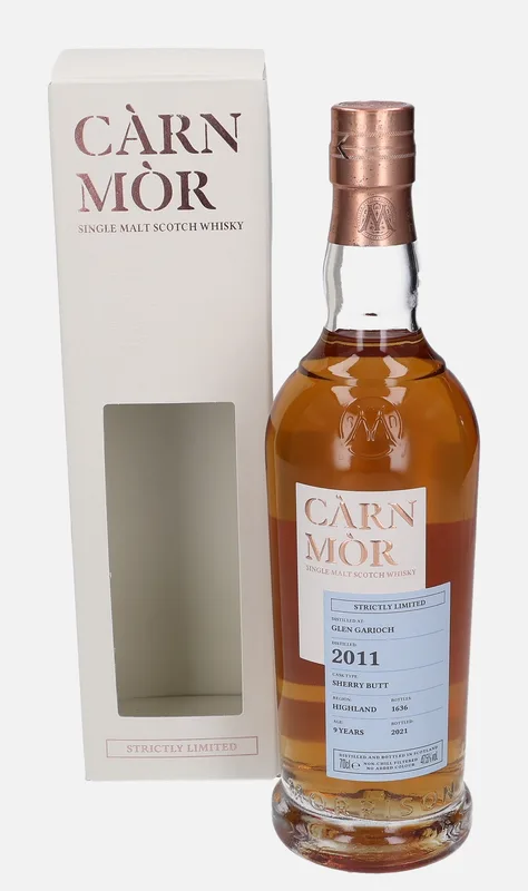 Glen Garioch – 2011 9 Year Old Morrison Scotch Whisky Distillers Càrn Mòr (70cl, 47.5%)