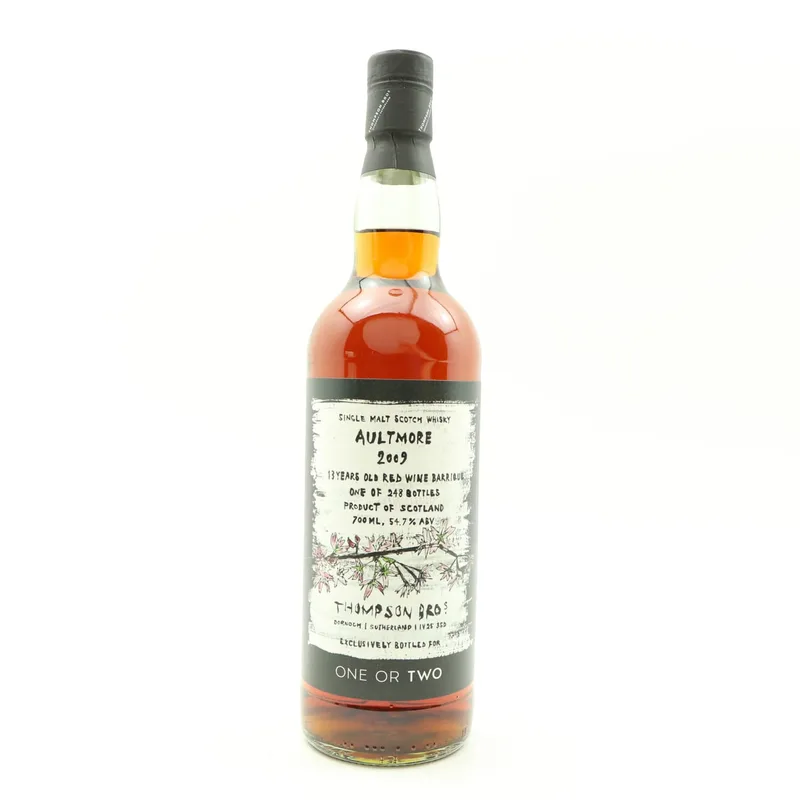 Aultmore – 2009 13 Year Old Thompson Bros (70cl, 54.7%)
