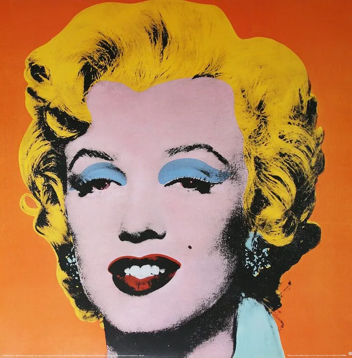 Andy Warhol - Marilyn - orange - 1990s