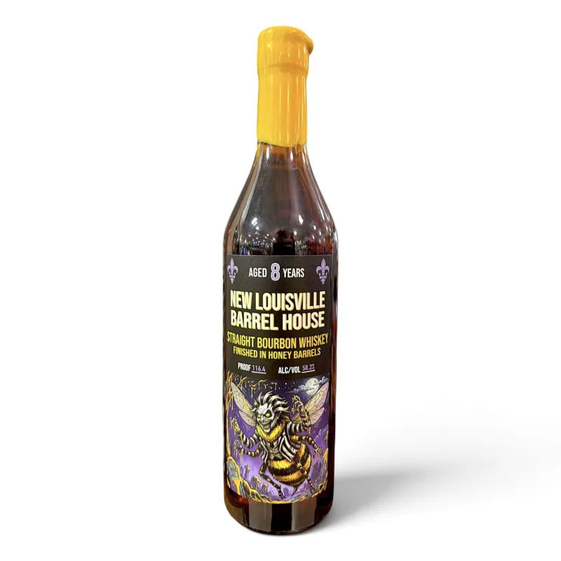 New Louisville Barrel House 8 Year Old Limited Edition Single Barrel 'BEE-TLE JUICE' Kentucky Straight Bourbon Whiskey