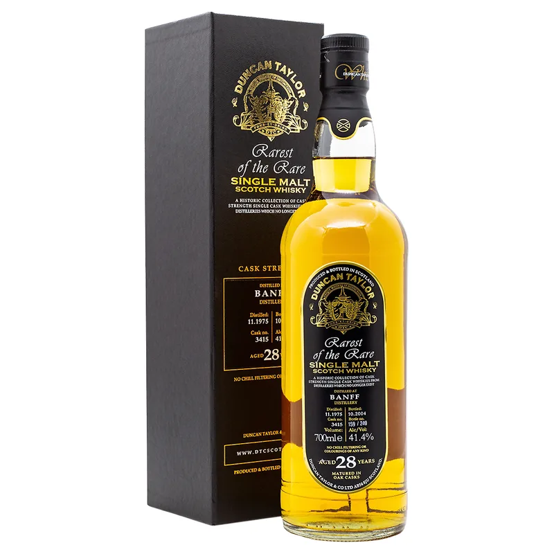 Duncan Taylor Banff Aged 28 Years 1975/2004 Cask 3415 Single Malt Scotch Whisky (70cl, 41.4%)