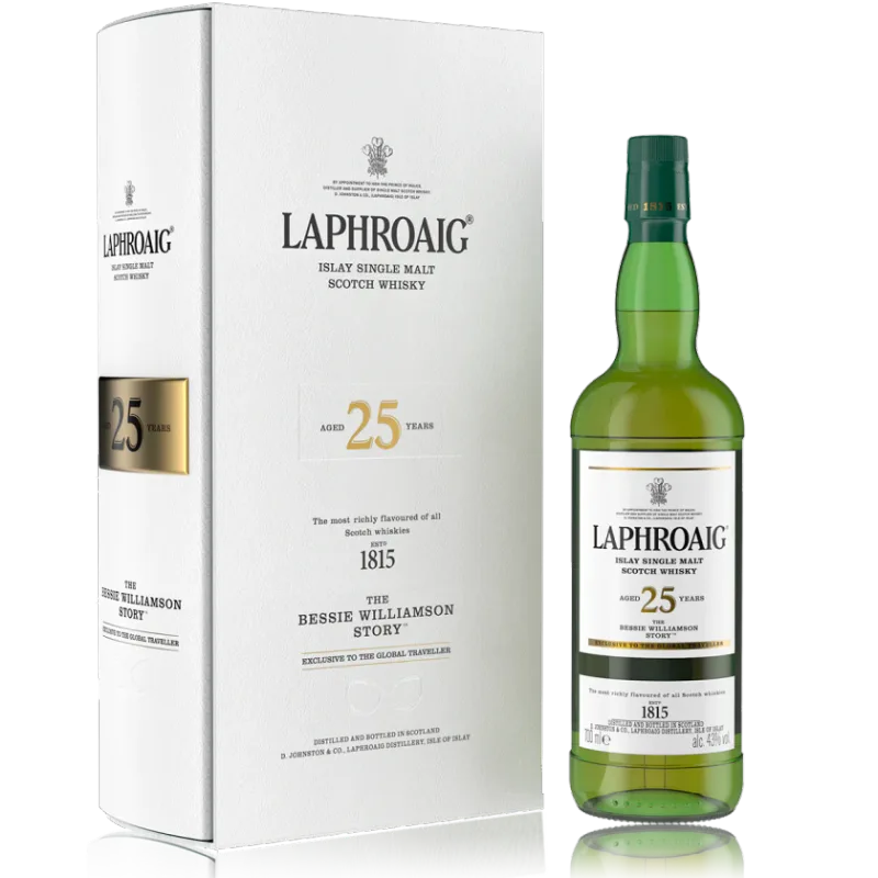 Laphroaig – 25 Years Old Bessie Williamson Story (70cl, 43%)