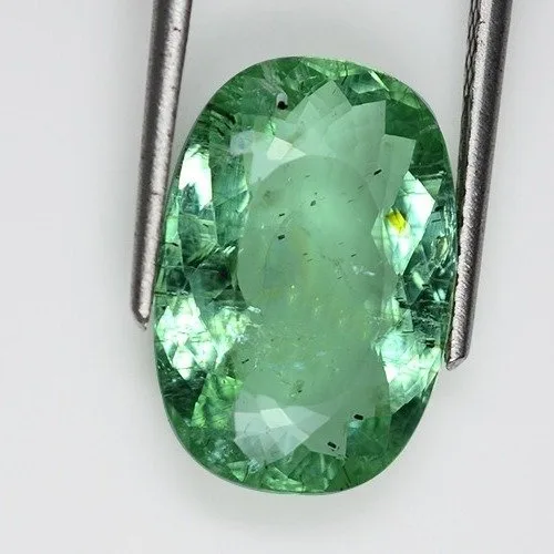 Green Tourmaline paraiba - 7.24 ct - International Gemological Institute (IGI)