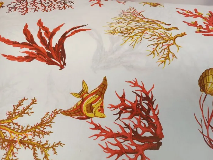 Textile - 600 cm - 160 cm - Printed Panama cotton