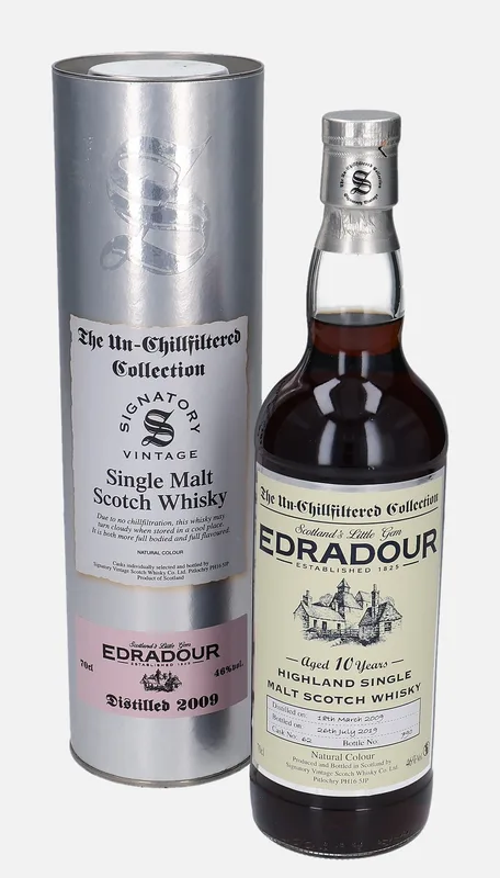 Edradour – 2009 10 Year Old Signatory Vintage Scotch Whisky Co. The Un-Chillfiltered Collection