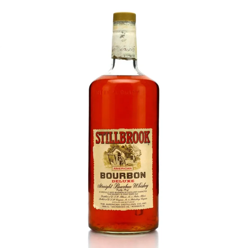 American Distilling Company's Stillbrook 4 Year Old American Deluxe Straight Bourbon Whiskey, Distilled 1972, Bottled 1976