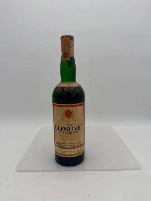 Glenlivet 12 years old All Malt Unblended - b. late 1960s early 1970s - 75cl