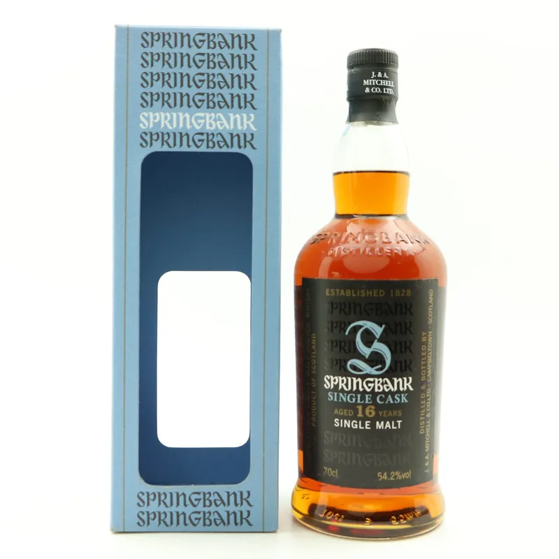 Springbank – 2000 16 Year Old Single Cask For UK Customers (70cl, 54.2%)